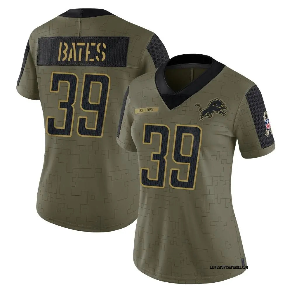 Jake Bates Detroit Lions Official NFL Nike Salute to Service Jersey