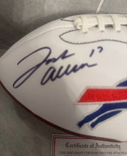 Josh Allen Buffalo Bills Autographed NFL Official Logo football with COA