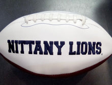 Penn State Nittany Lions Full Size logo Autograph Signature Football