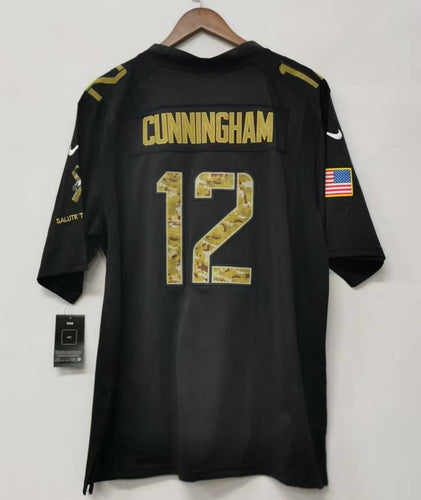 Randall Cunningham Philadelphia Eagles Nike NFL Salute to Service Jersey black