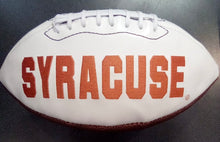 Syracuse Orange Full Size logo Autograph Signature Football