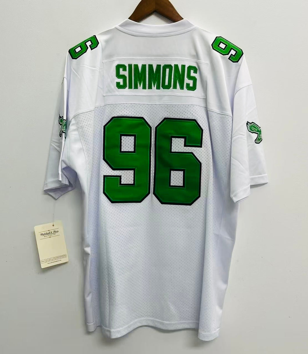 Clyde Simmons 1992 Philadelphia Eagles Jersey Mitchell & Ness