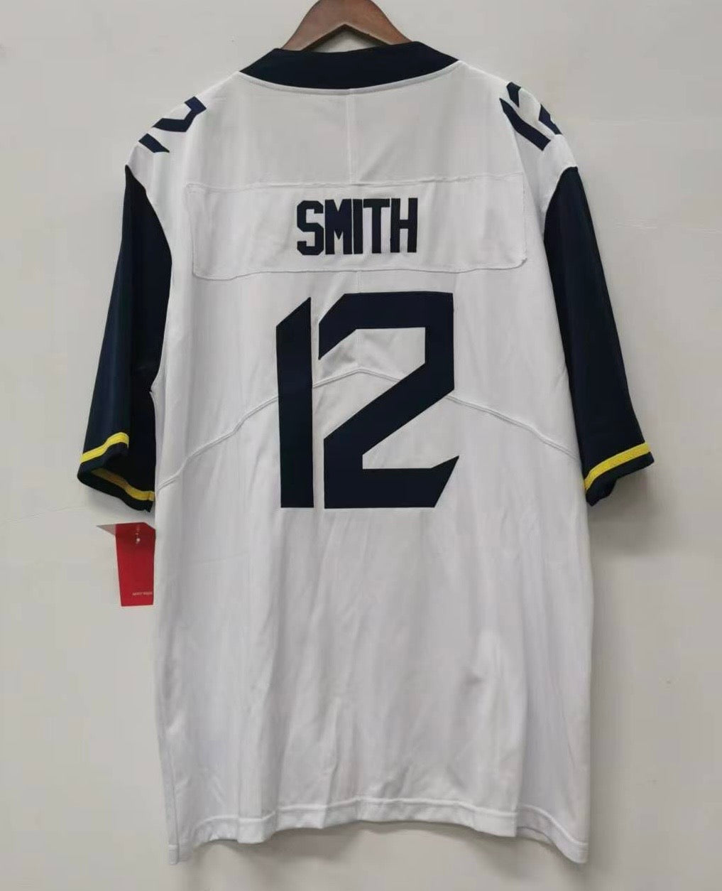 Geno Smith West Virginia Mountaineers Jersey NIKE white