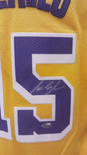 Austin Reaves Los Angeles Lakers autographed  jersey COA Photo signing