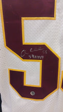 Andre Collins Washington Redskins autographed jersey COA