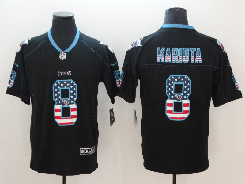 Marcus Mariota Tennessee Titans Official NFL Stars and Stripes Nike jersey