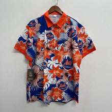 New York Mets Official MLB Floral Palm Hawaiian shirt
