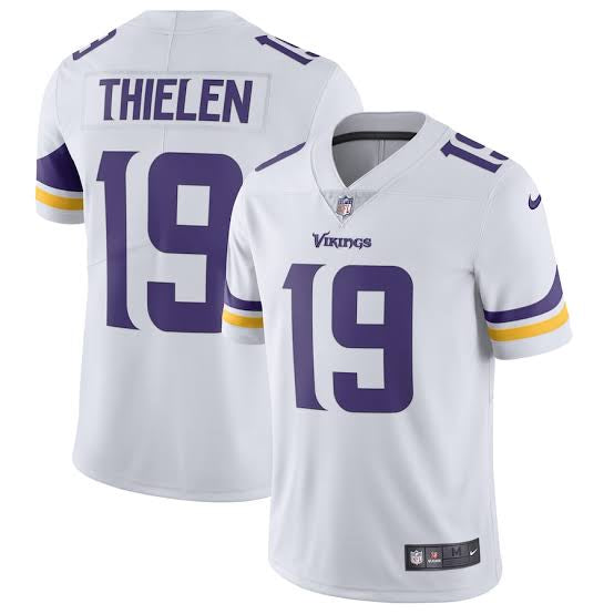 Adam Thielen YOUTH KIDS Minnesota Vikings Official NFL Jersey white