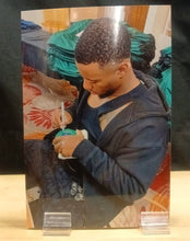 Saquon Barkley Autographed Philadelphia Eagles Kelly Green Mini Helmet with COA Photo signing