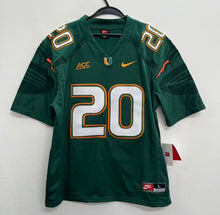 Ed Reed YOUTH KIDS Miami Hurricanes Official NCAA Adidas Jersey Green