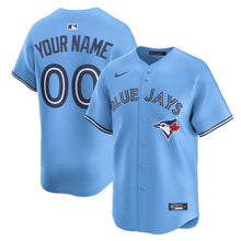 Any name & Number Custom Toronto Blue Jays Official MLB Nike Jersey blue