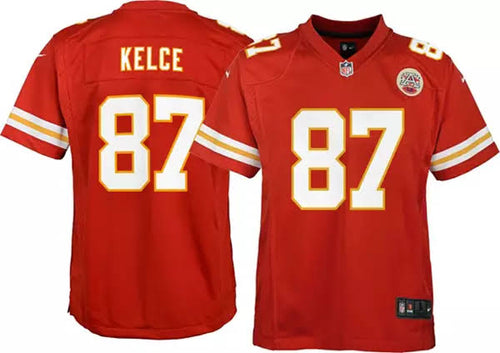 Travis Kelce Kansas City Chiefs official NFL Jersey Nike red