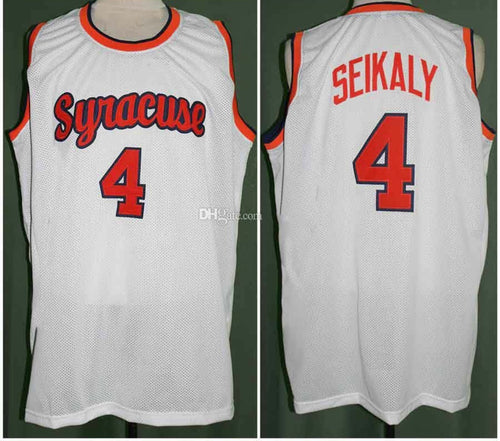 Rony Seikaly Syracuse Orange Official NCAA Mitchell & Ness Jersey