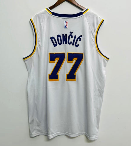 Luca Doncic Los Angeles Lakers Official NBA Nike Jersey white