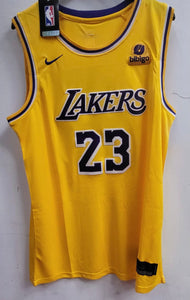 Lebron James Los Angeles Lakers Jersey yellow #23