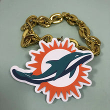 Miami Dolphins 3D foam Fan Chain