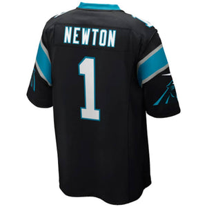 Cam Newton Carolina Panthers Official NFL NIKE Jersey black
