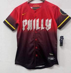 Alec Bohm YOUTH Philadelphia Phillies City Connect Jersey Red