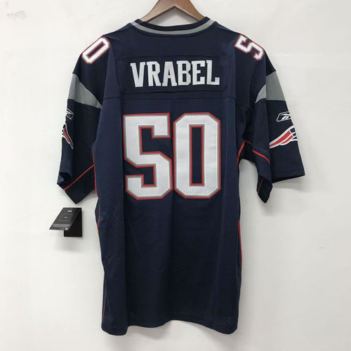 Mike Vrabel New England Patriots Reebok Jersey blue