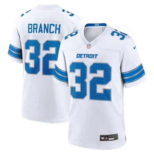 Brian Branch Detroit Lions Official NFL Nike Jersey white