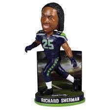 Richard Sherman Seattle Seahawks Bobblehead Forever Collectibles