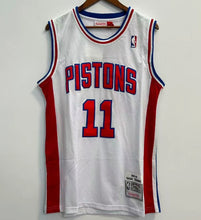 Any name and number Detroit Pistons customized Official NBA Mitchell & Ness Jersey White