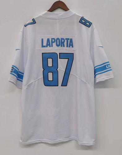 Sam LaPorta Detroit Lions Jersey white Nike