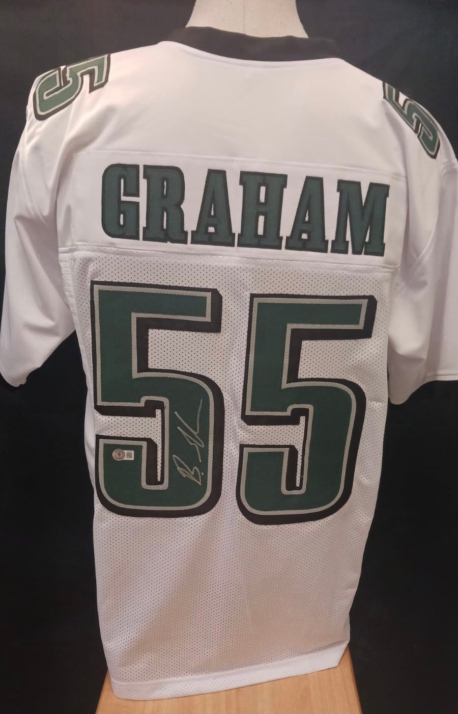 Brandon Graham autographed Philadelphia Eagles Custom jersey Beckett Authentication