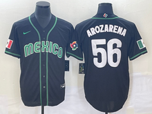 Randy Arozarena Mexico Baseball Jersey Nike black