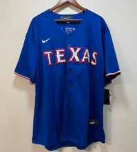 Any name & Number Custom Texas Rangers Official MLB Nike Jersey blue