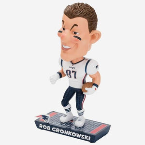 Rob Gronkowski New England Patriots Caricature Bobblehead Forever Collectibles