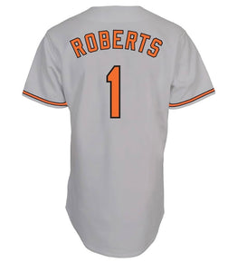 Brian Roberts Baltimore Orioles Official MLB Majestic Jersey gray
