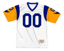 Any name & Number customized Los Angeles Rams NFL Mitchell & Ness jersey white