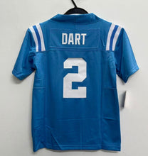 Jaxson Dart YOUTH KIDS Ole Miss Rebels Official NCAA Nike Jersey blue