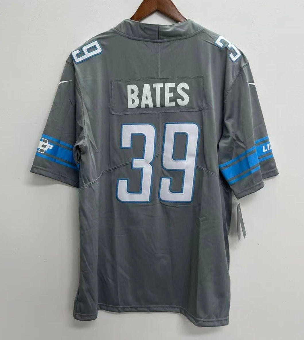 Jake Bates Detroit Lions Official NFL Nike Jersey Gray