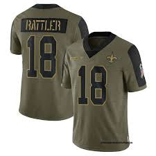 Spencer Rattler New Orleans Saints Official NFL Nike Salute to Service Jersey