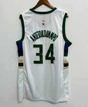 Giannis Antetokounmpo Milwaukee Bucks Official NBA Nike Jersey white