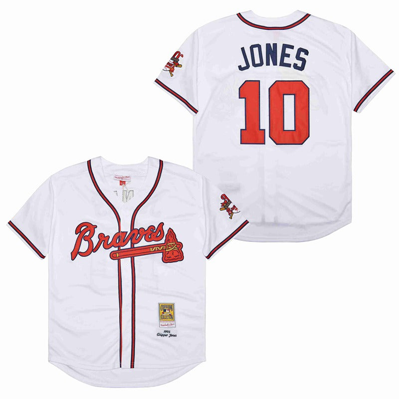 Chipper Jones Atlanta Braves Jersey Mitchell & Ness 1995