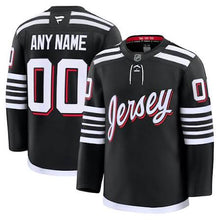 New Jersey Devils Any Name and Number Official NHL customized Black Alternate Jersey