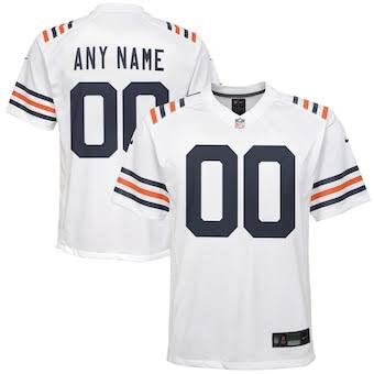Any name & Number Chicago Bears NFL Nike Jersey white