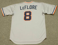 Ron LeFlore Detroit Tigers Official MLB Majestic Jersey gray