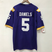 Jayden Daniels LSU Tigers Official NCAA Nike Jersey Purple