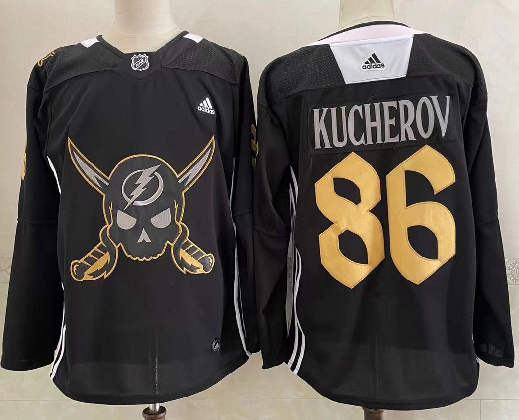 Nikita Kucherov Tampa Bay Lightning Jersey Adidas black