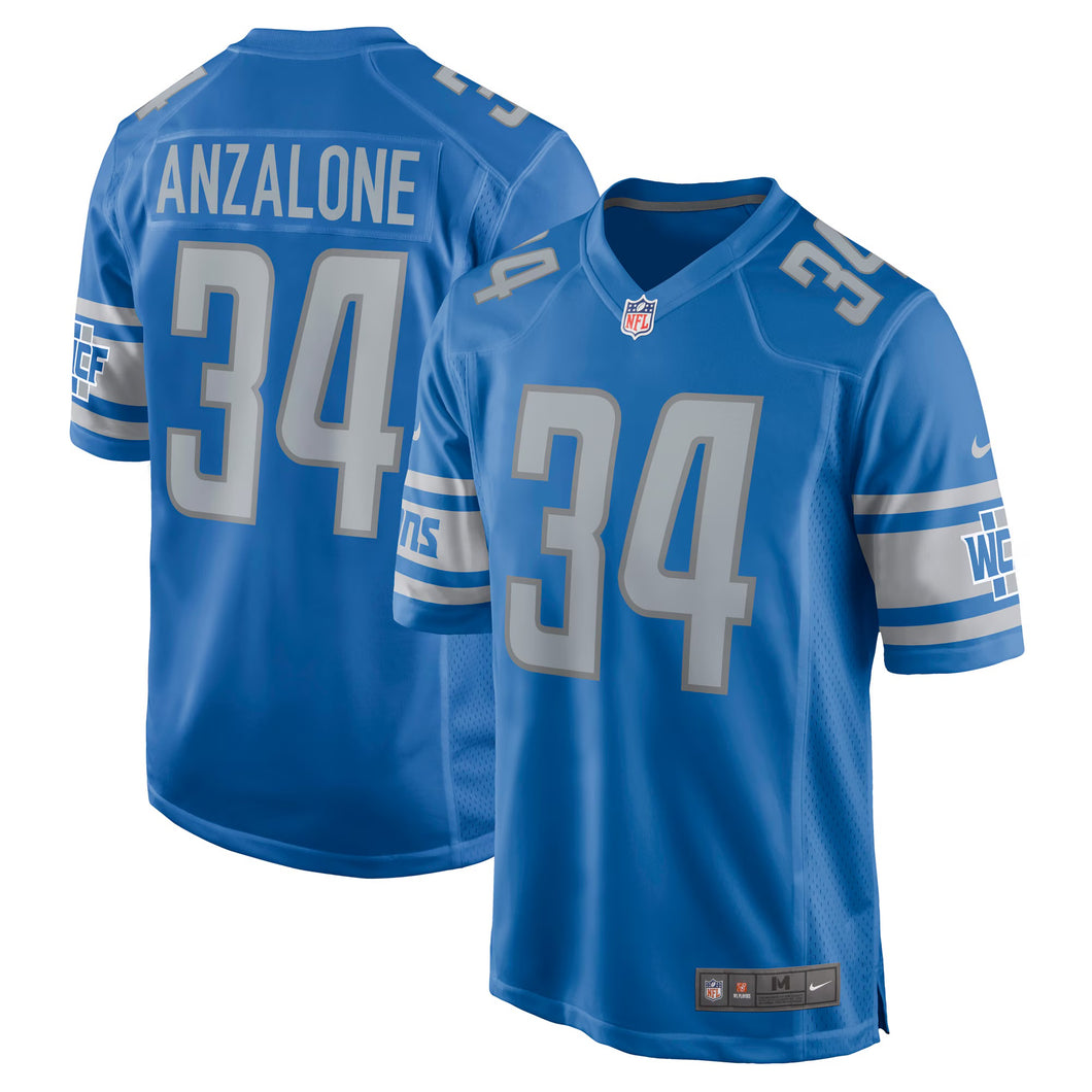 Alex Anzalone YOUTH KIDS Detroit Lions Official NFL Nike Jersey