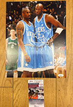 Lamar Odom (W/Kobe Bryant) Los Angeles Lakers Autographed 11X14 photo with JSA COA