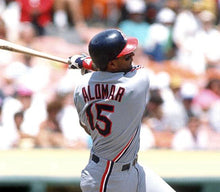 Sandy Alomar Cleveland Indians Official MLB Majestic Jersey gray