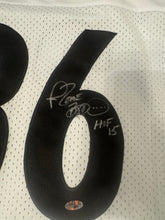Jerome Bettis Pittsburgh Steelers autographed jersey COA Photo signing