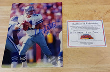 Danny White Dallas Cowboys Autographed 8x10 photo with COA