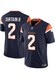 Patrick Surtain II YOUTH KIDS Denver Broncos Official NFL Nike Jersey blue
