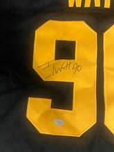 T.J. Watt autographed Pittsburgh Steelers Color Rush jersey COA & Photo signing